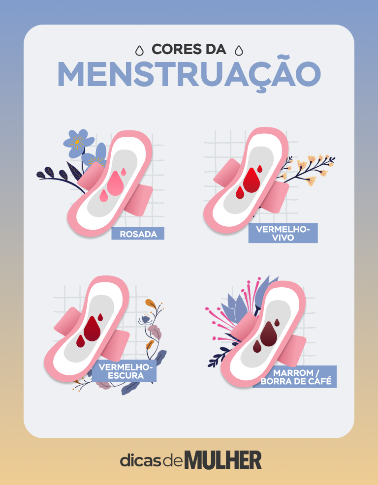 Menstruação escura: motivos, cores e dúvidas respondidas