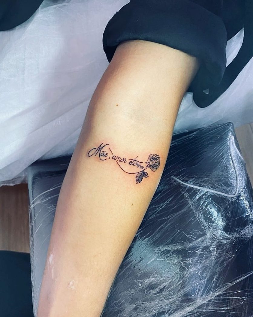 tatuagens homenagem a mãe com frases