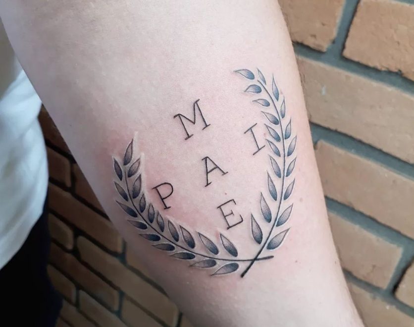 tatuagem em homenagem a mãe e pai