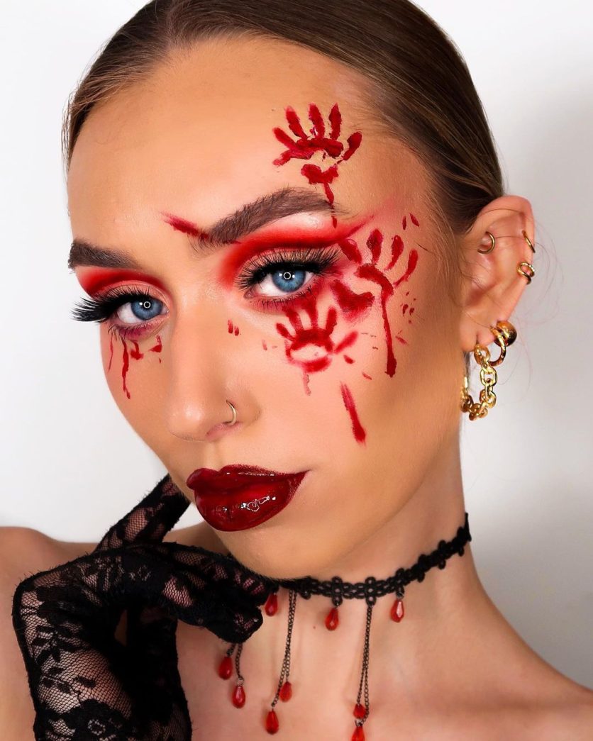 23 melhor ideia de Maquiagem de vampiro  maquiagem de vampiro, maquiagem  de halloween feminina, maquiagem de haloween