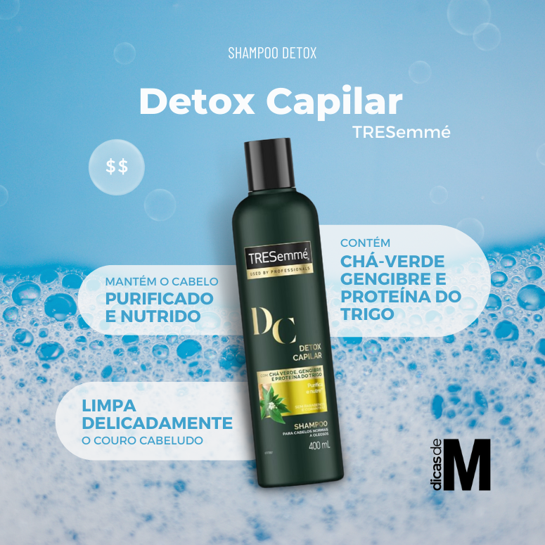 shampoo detox capilar tresemmé