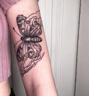 Tatuagem de borboleta no braço: 35 formas de representar a transformação