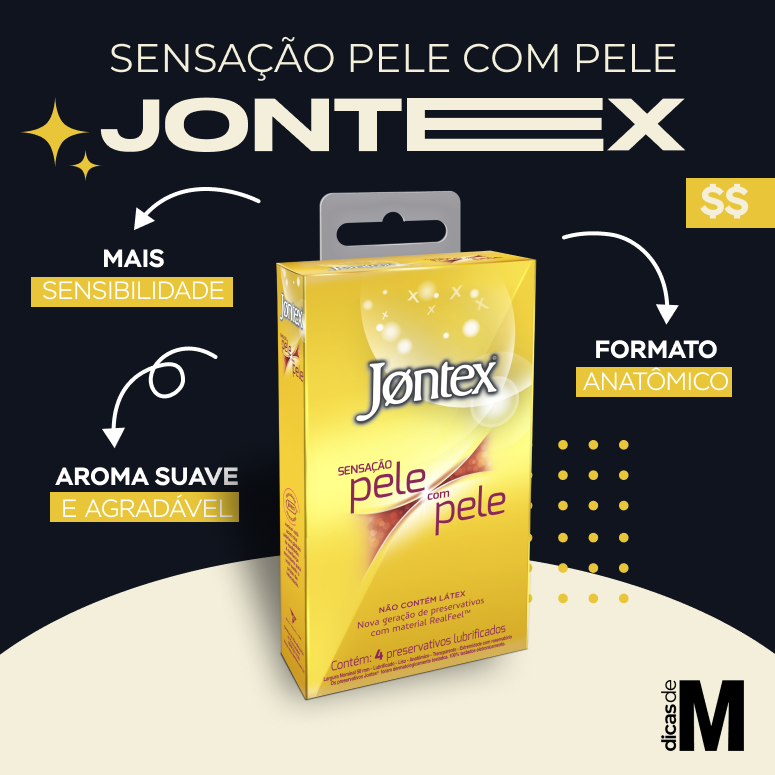 camisinha sem latex sensação pele com pele jontex