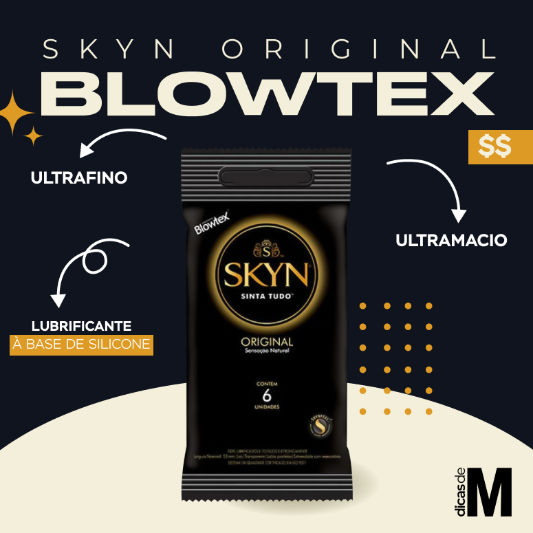 camisinha sem latex skyn original blowtex