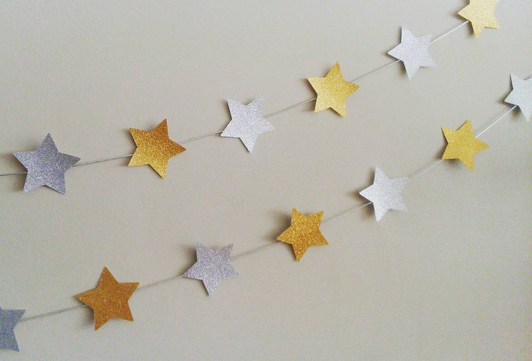 decoração de Ano Novo com eva