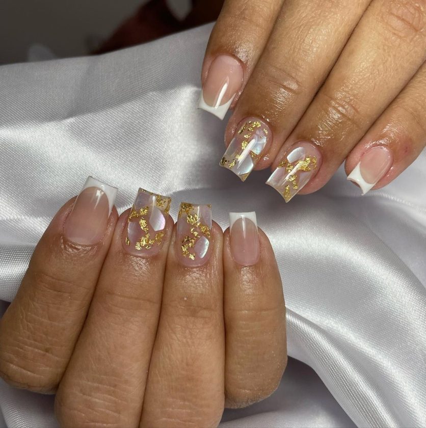 unhas de noiva encapsulada