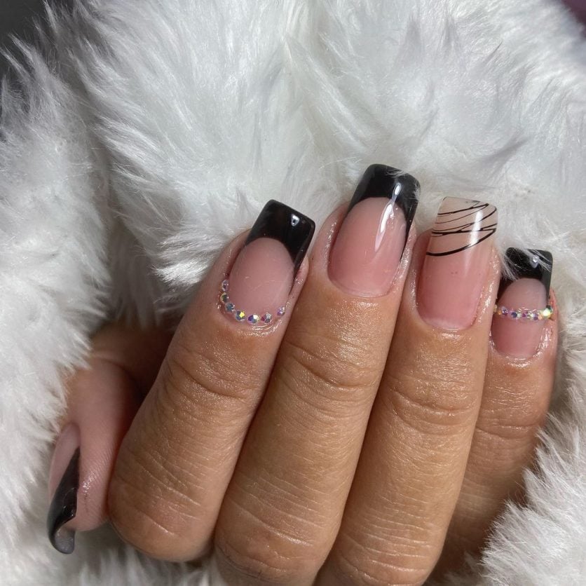Unha em gel preta: 20 inspirações e tutoriais