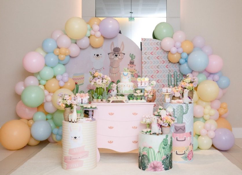 decoração de chá de bebê