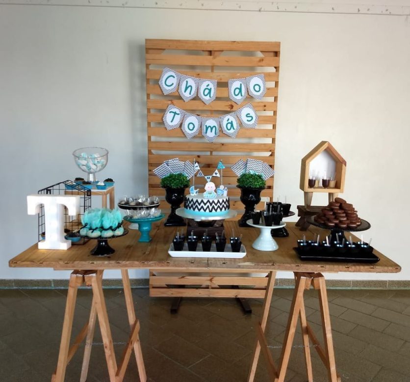 decoração de chá de bebê