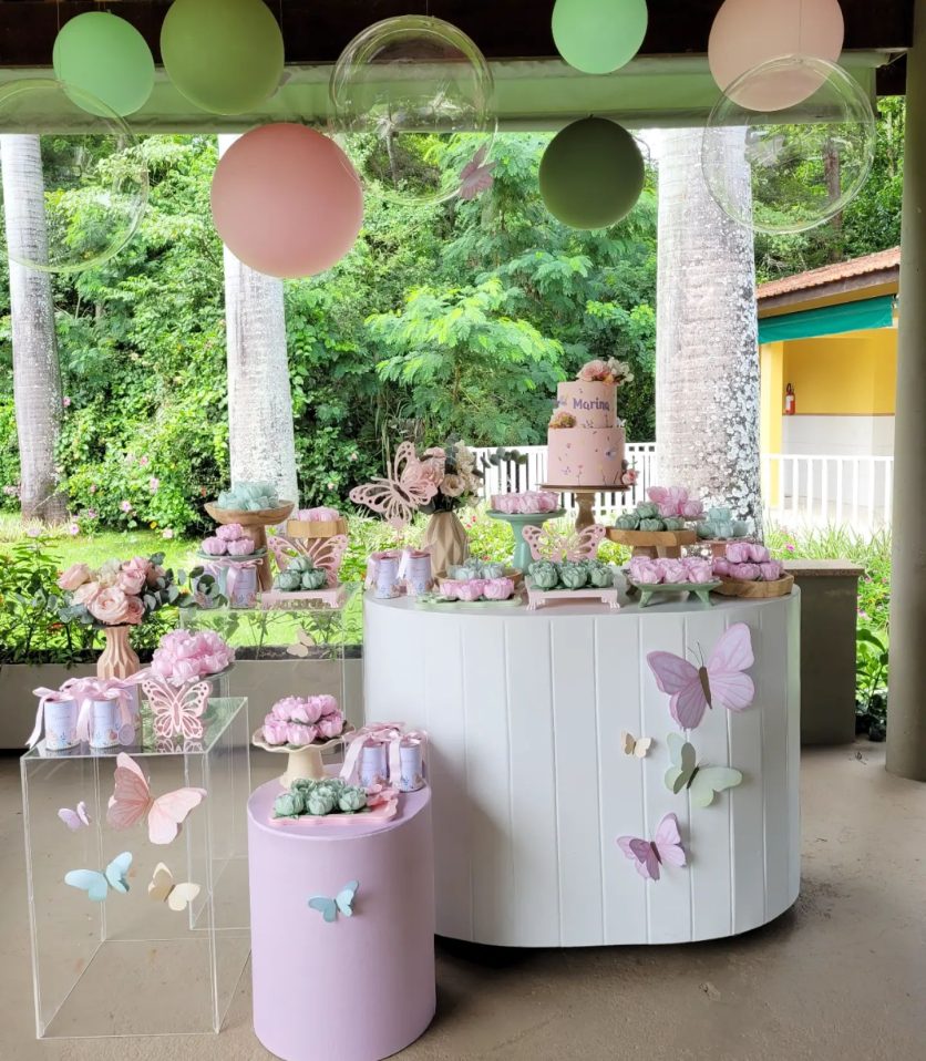 decoração de chá de bebê