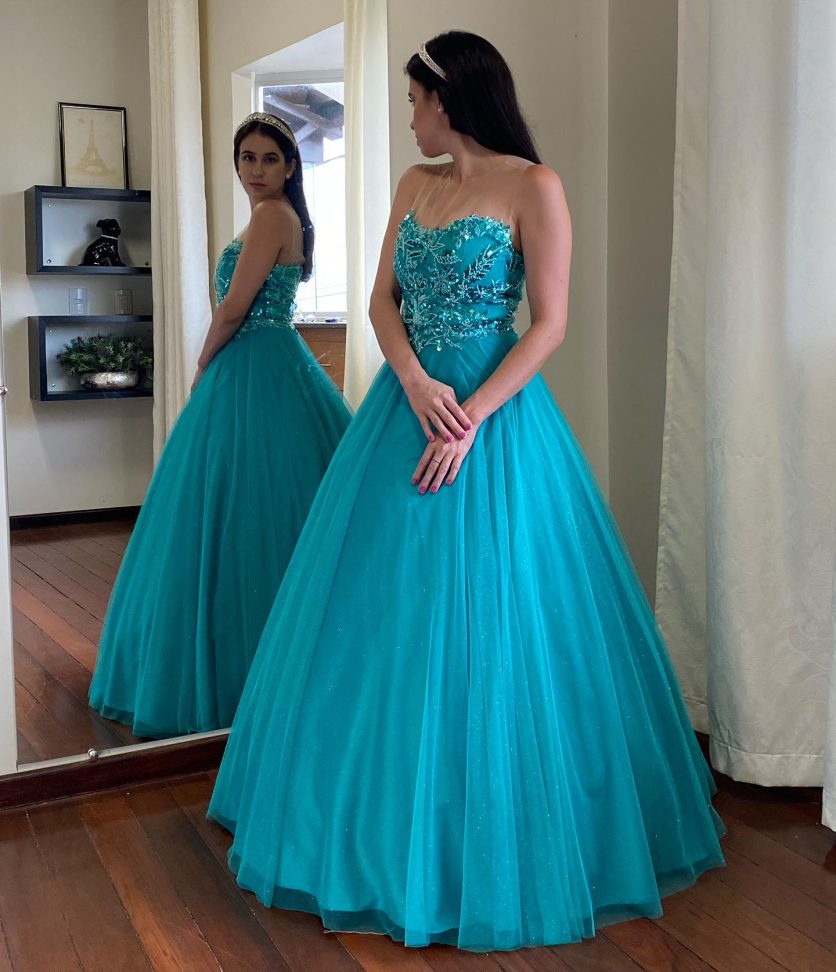 vestido de debutante