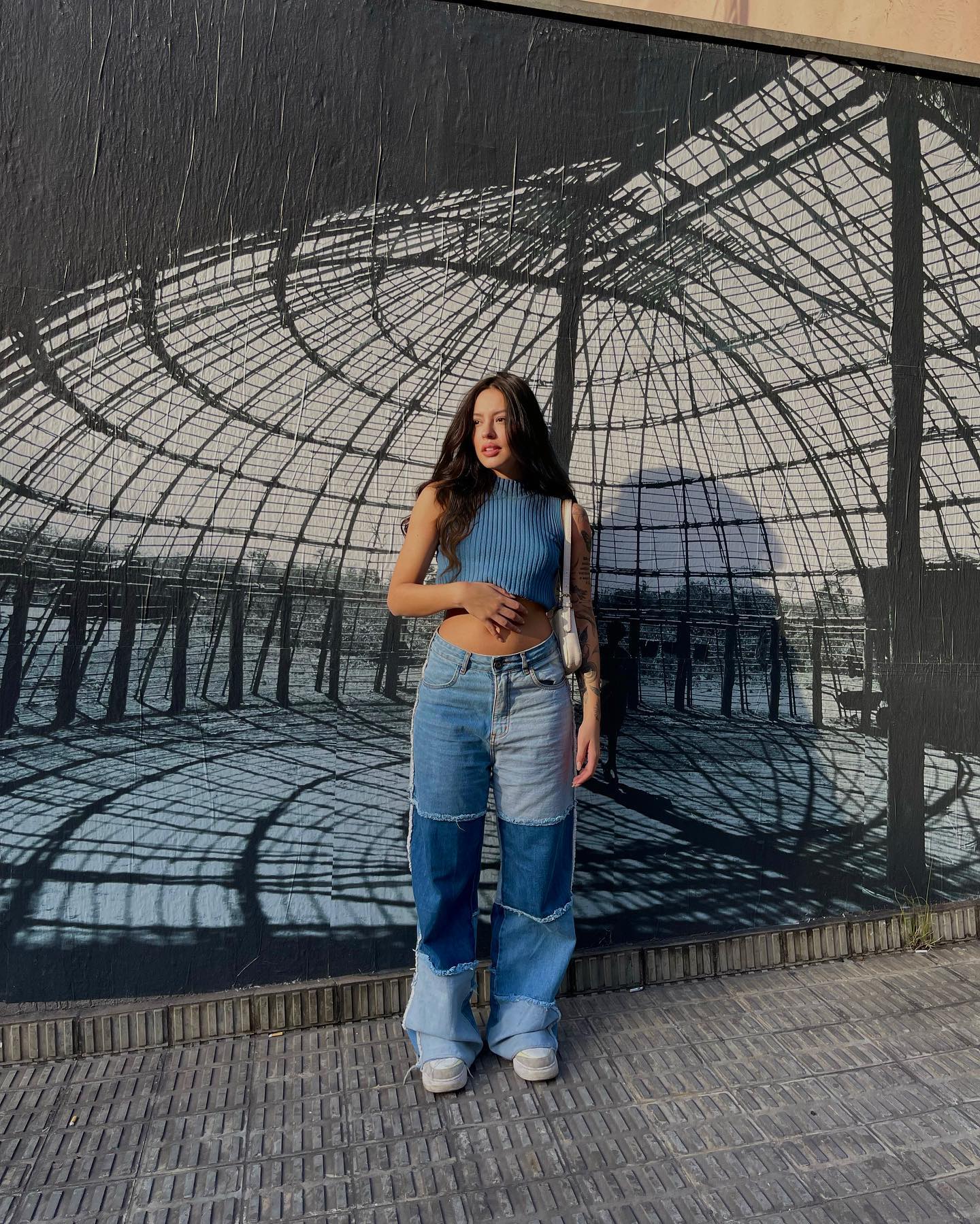 calça pantalona jeans