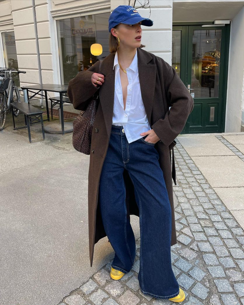 calça pantalona jeans