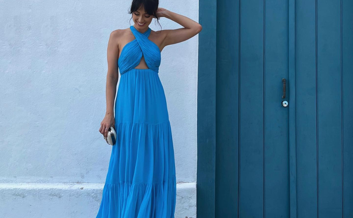 Vestido longo azul: modelos para brilhar de noite e de dia