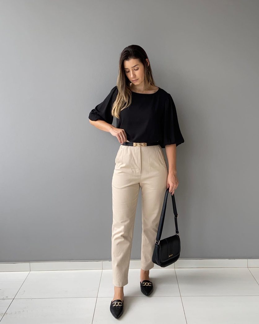 Calça social feminina: 70 looks modernos com a peça clássica