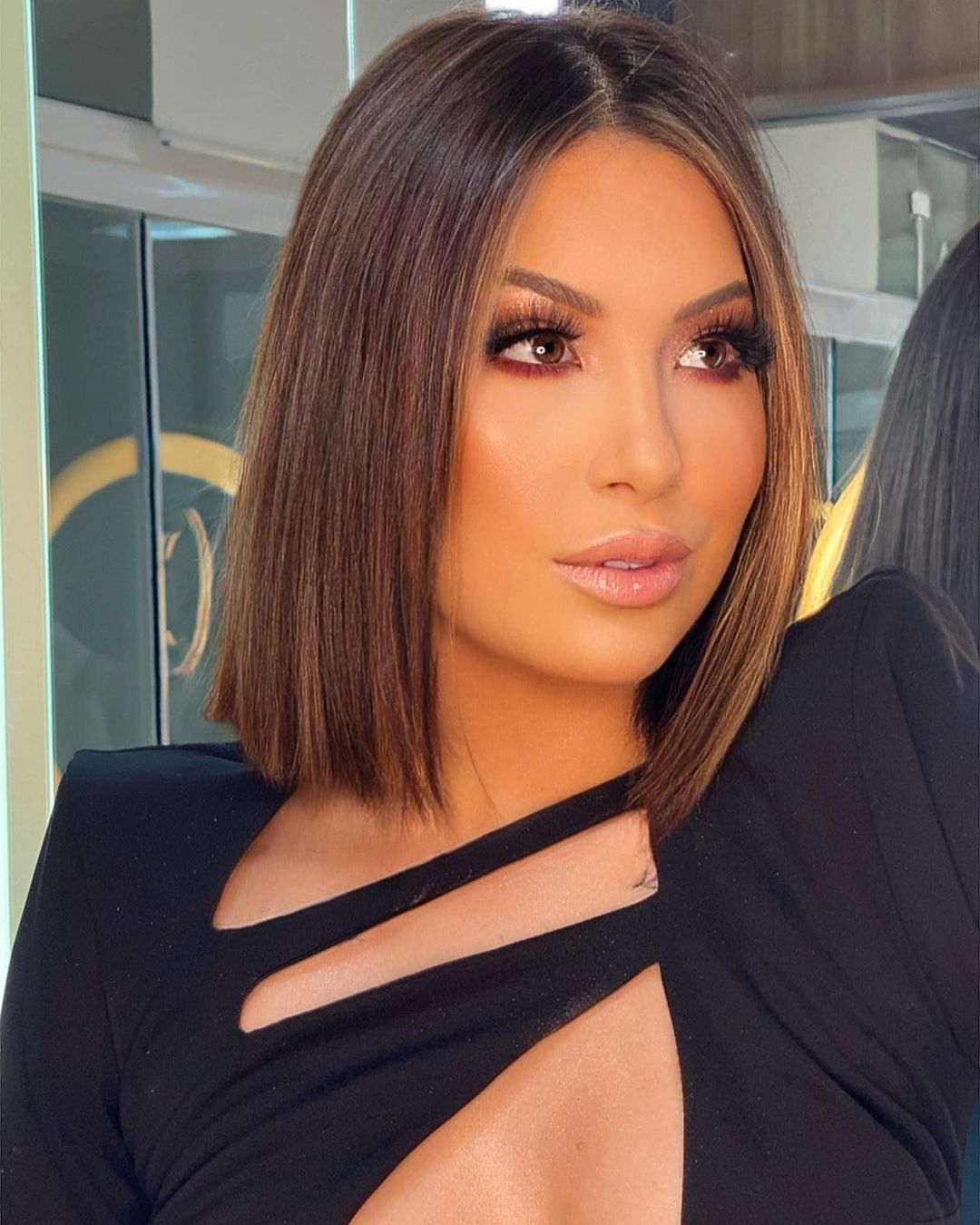 Corte de cabelo chanel para rosto redondo