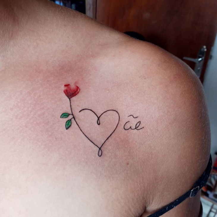 tatuagem de coração