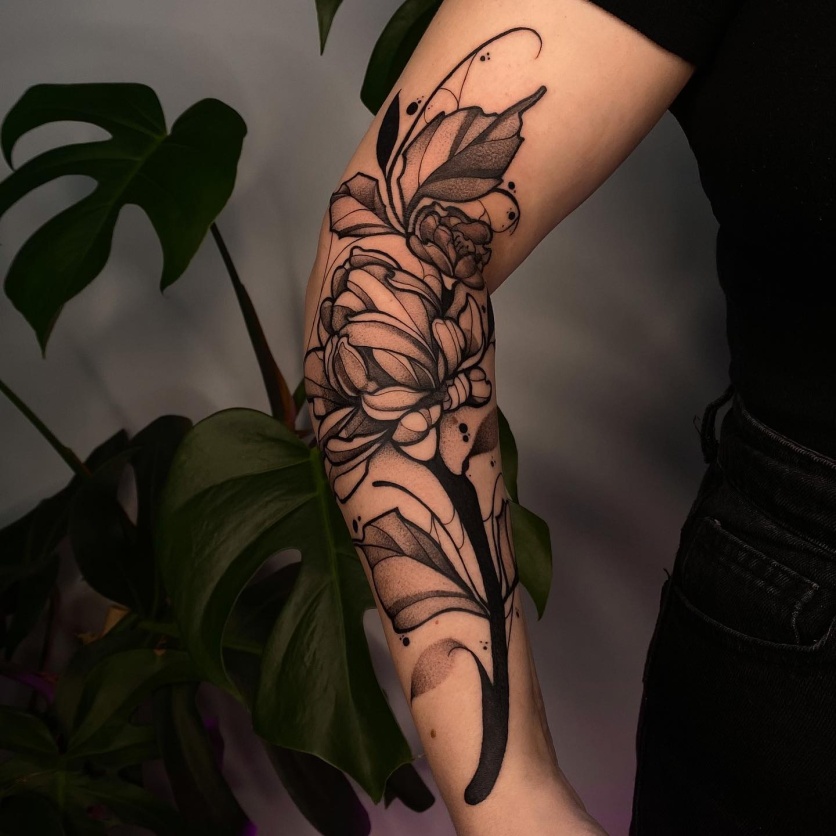 tatuagens de flores