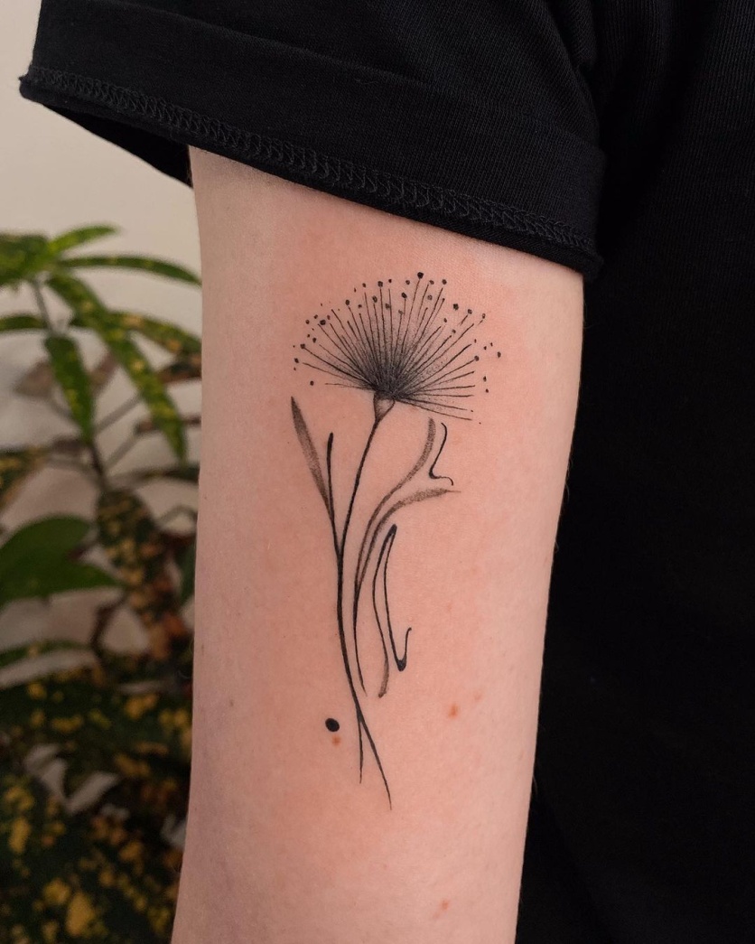 tatuagem de flores