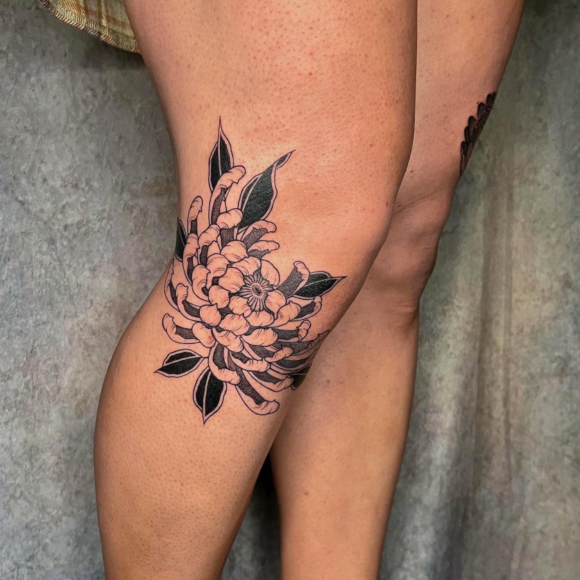 tatuagem de flores