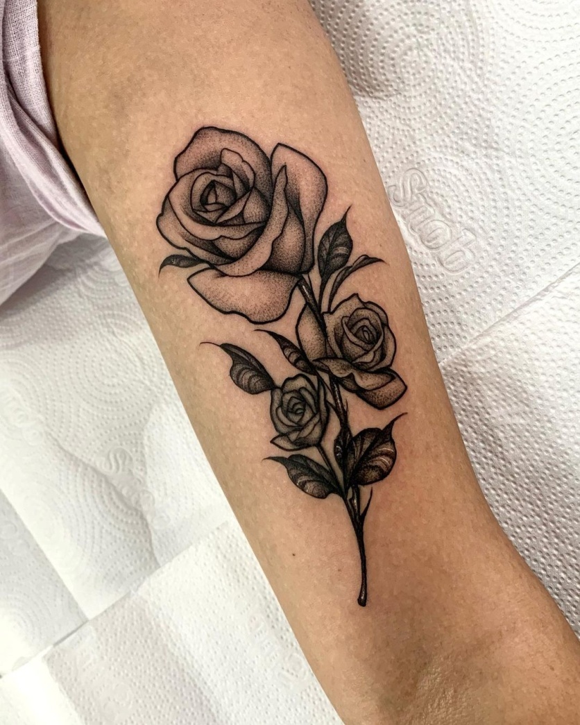 tatuagem de flor