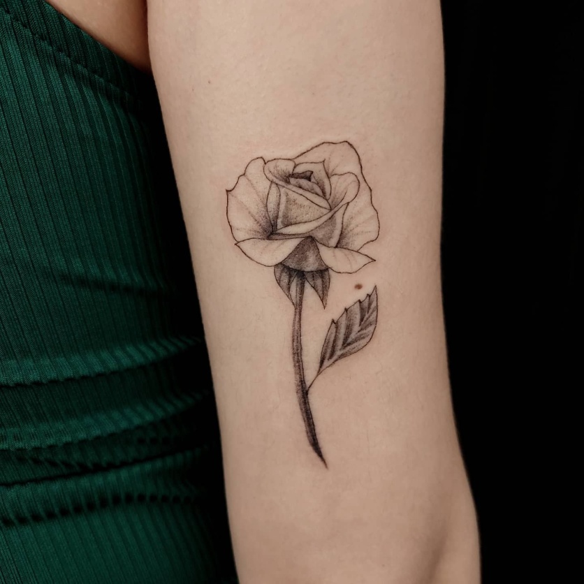 tatuagem de flor