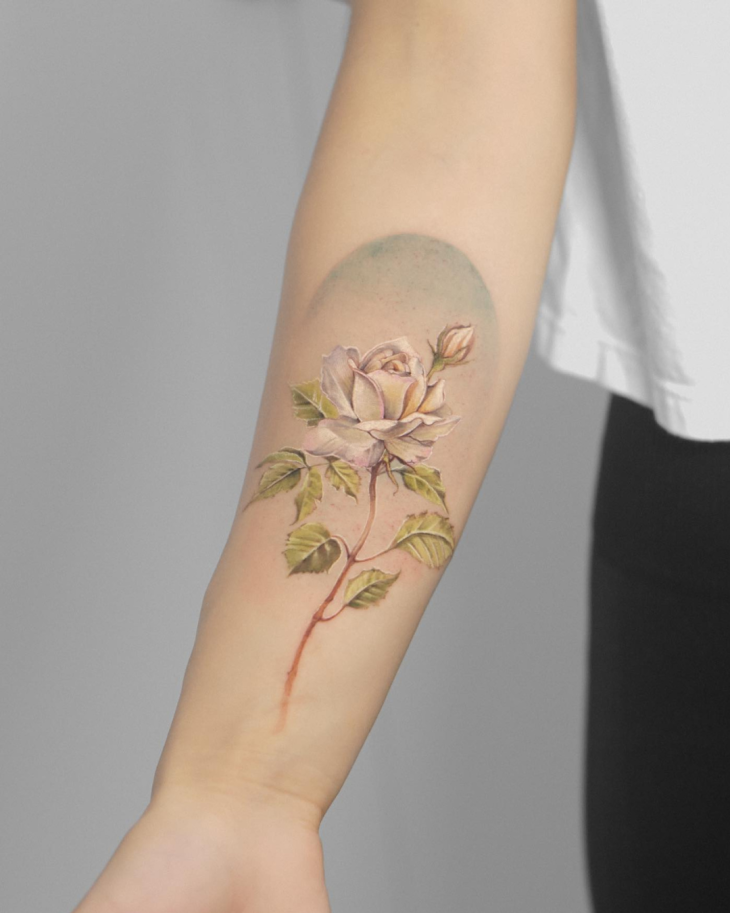 tatuagem de flor