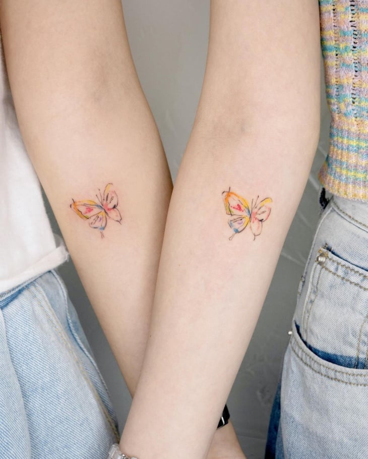 Tatuagem de amigas: 30 ideias para eternizar a amizade em grupo